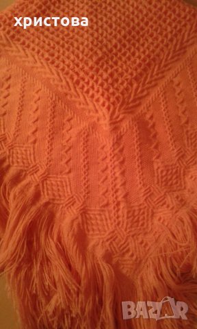 Топъл зимен шал-наметка, снимка 4 - Блузи с дълъг ръкав и пуловери - 31173713