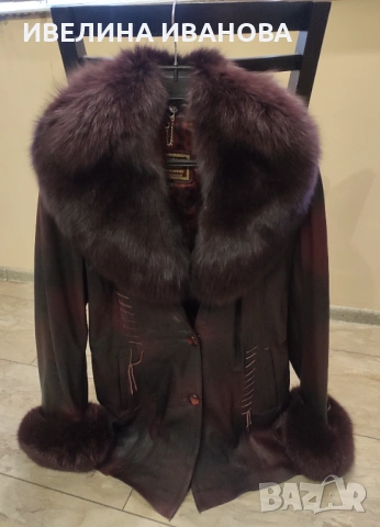 Дамско яке, естествена кожа