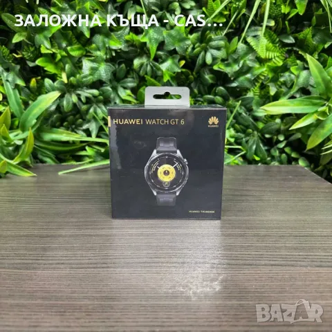 НОВ! Смарт часовник Huawei - Watch GT6, 1.47'', 46 mm, Black Rubber
