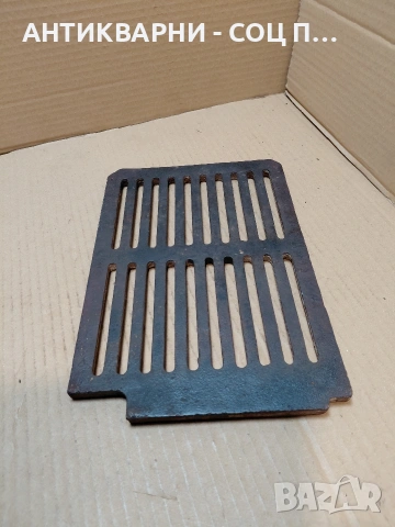 Соц Стара Чугунена Скара За Камини Барбекюта Огнища 2.700кг. НОМЕР 1490., снимка 2 - Антикварни и старинни предмети - 54220832