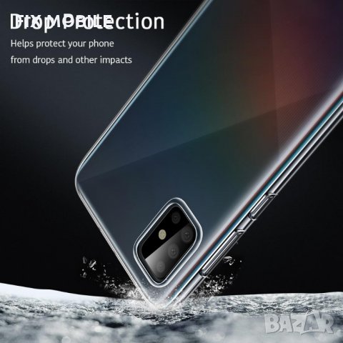 Samsung Galaxy A41 ултра тънък прозрачен гръб/кейс, снимка 5 - Калъфи, кейсове - 29158356