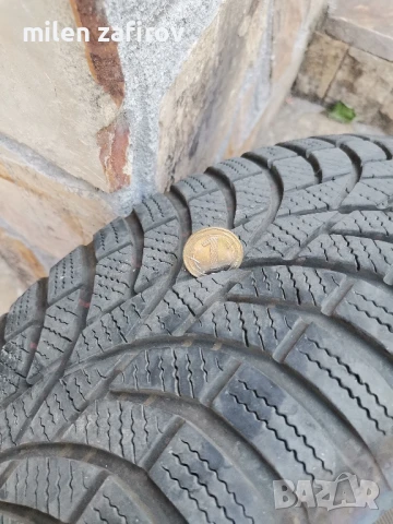 4бр зимни гуми с джанти vw 15цола, снимка 6 - Гуми и джанти - 51345311