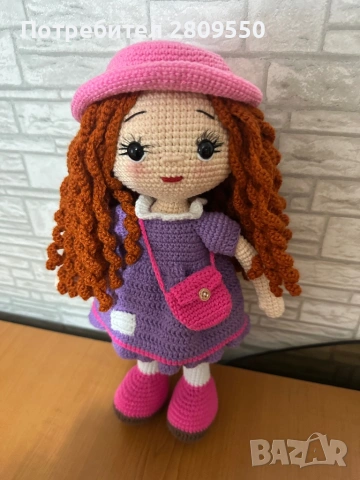 Плетени кукли от памучна прежда.