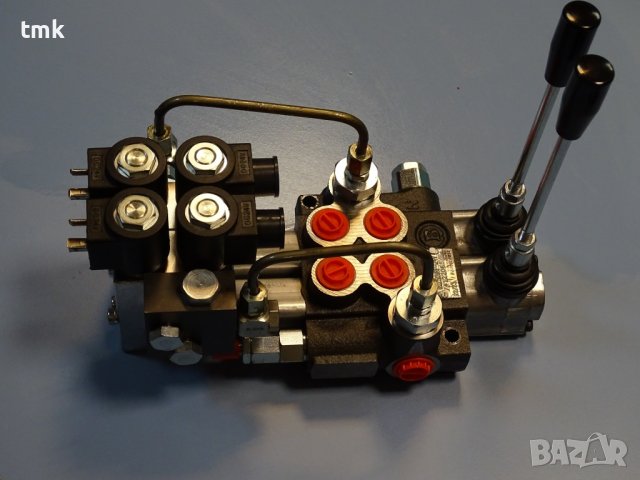 Хидравличен разпределител комбиниран "Бъдещност" 02Z50/VRP/2X/VRE 24VDC, 50L, 2 секции, снимка 4 - Резервни части за машини - 42889285