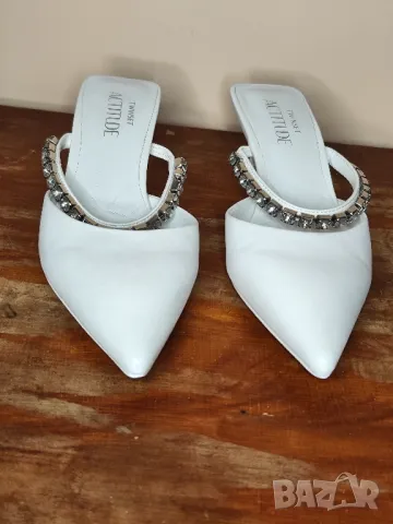 Twinset дамски обувки на ток, бели, 37 размер