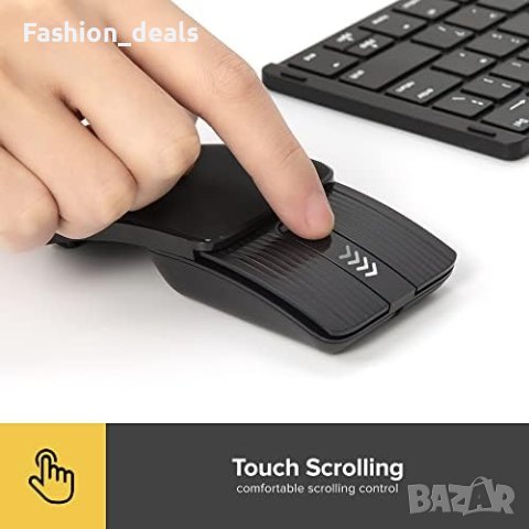 Нова Bluetooth Плъзгаща се DeLUX Мишка: Мулти-Устройство, снимка 9 - Клавиатури и мишки - 42744376