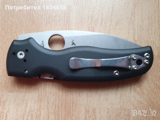 Сгъваем нож Spyderco Shaman, снимка 9 - Ножове - 42041550
