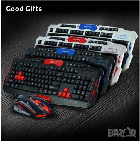 Геймърска безжична клавиатура и безжична мишка