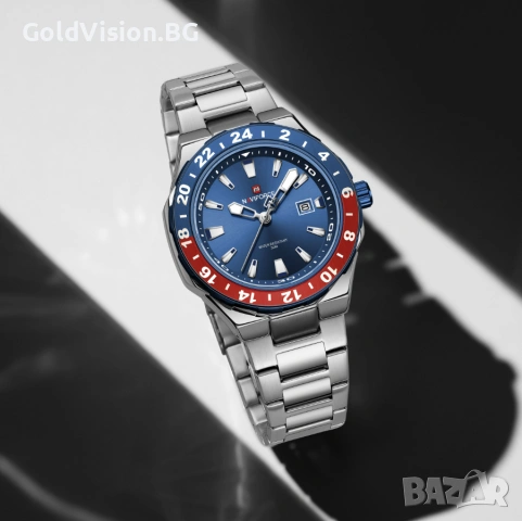NAVIFORCE 9249 – класически мъжки кварцов часовник, снимка 3 - Мъжки - 54247711