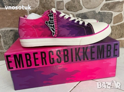 Дамски кецове BIKKEMBERGS Лилав-36,37,38