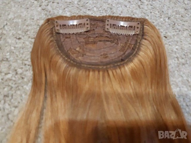 Нов медено рус бретон от естествена човешка коса - мод.2 , снимка 4 - Аксесоари за коса - 27252752