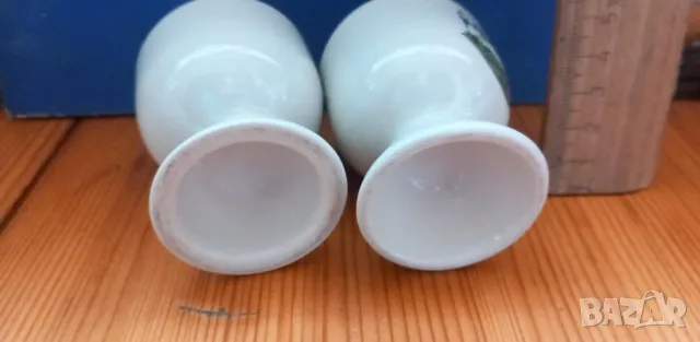 Две порцеланови коктиери и солничка с гъсочета, снимка 4 - Други - 49105878