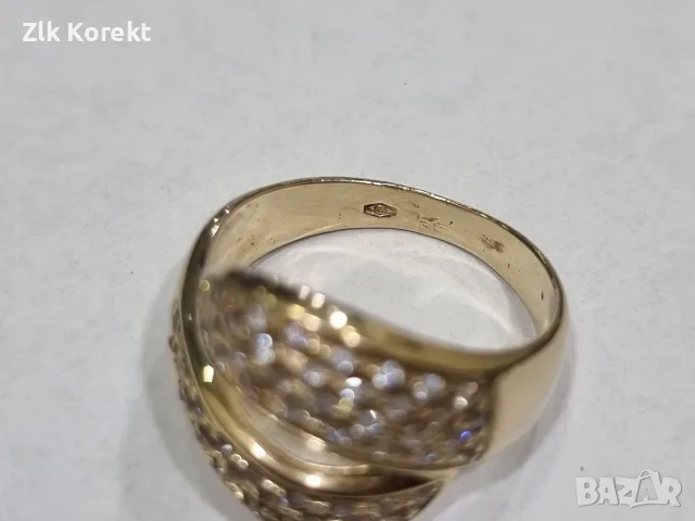 Дамски златен пръстен 4.5 гр., снимка 2 - Пръстени - 56214338