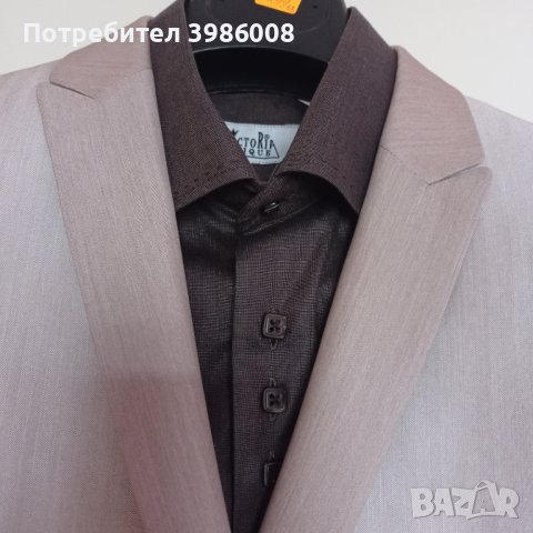 Мъжки костюм за абитуриент с официална риза, снимка 1