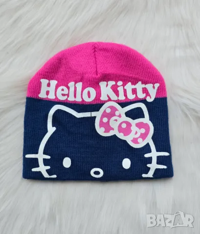 Детска шапка Hello Kitty 2-5 години, снимка 3 - Шапки, шалове и ръкавици - 48974475