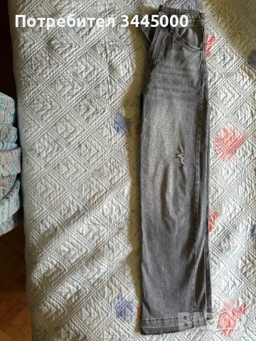 Сиви дънки, H&M, 13-14, снимка 2 - Дънки - 51545259