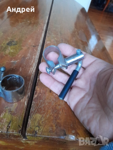 Стари стягащи скоби за седалка,кормило на велосипед, снимка 4 - Части за велосипеди - 52211986