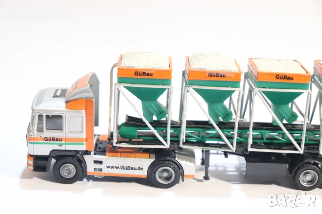 HERPA 1:87 H0 MAN ТИР КАМИОН ИГРАЧКА КОЛИЧКА МОДЕЛ, снимка 2 - Колекции - 50767219