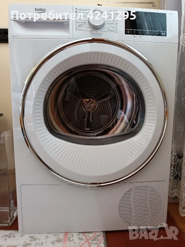 Сушилня Беко B3T41242. Кондензационна с термопомпа. 7кг А+++, снимка 6 - Сушилни - 53896744