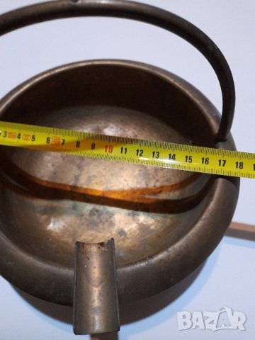 Стар бронзов пепелник , снимка 8 - Антикварни и старинни предмети - 35116596