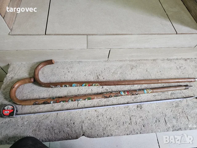 Два броя тиролски туристически бастуни от Германия 