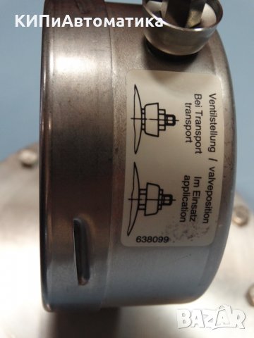 Манометър мембранен WIKA Ф 100, 0-200 mmHg, снимка 5 - Резервни части за машини - 34452663