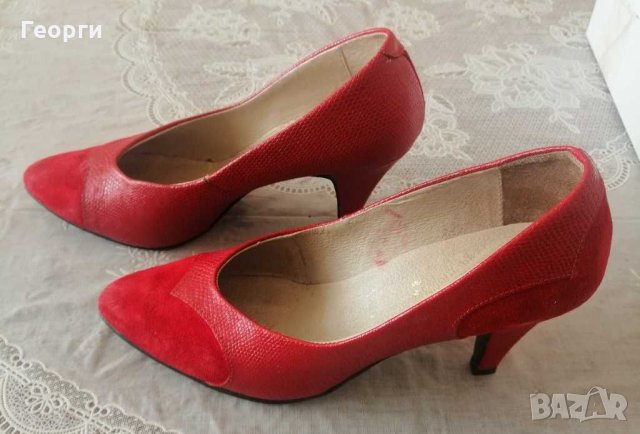 Дамски обувки, снимка 1 - Дамски обувки на ток - 30443792