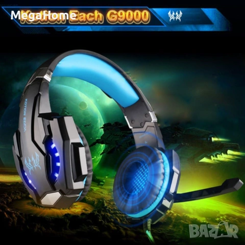 Геймърски Слушалки KOTION EACH G9000 за PC/PS4/Xbox/Phone, снимка 8 - Геймърски - 53229796
