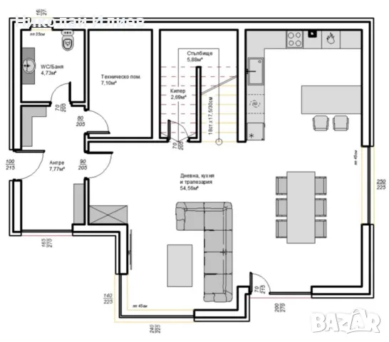 Нова къща м-т Траката, снимка 5 - Къщи - 51266577