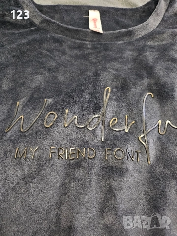 Сив плюшен екип, снимка 2 - Спортни екипи - 52489035