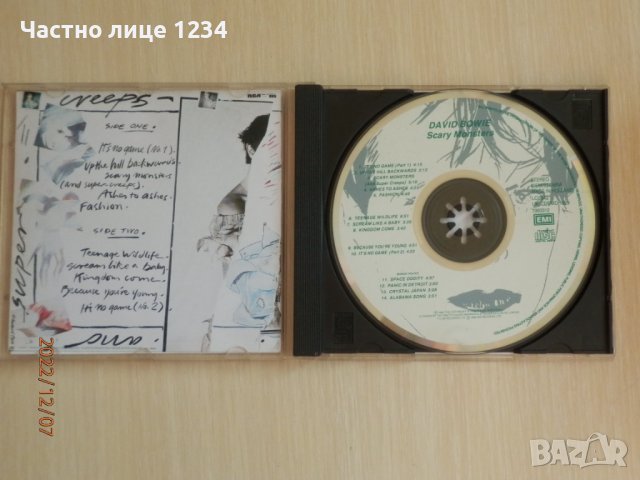 David Bowie – Scary Monsters - 1992, снимка 3 - CD дискове - 38933078