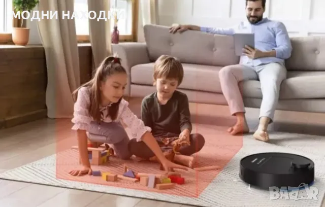 Прахосмукачка робот Rowenta X-PLORER RR7635WH, Автономия 120 мин, 0.4 л, 3 сензора за падане, снимка 3 - Прахосмукачки - 50357885