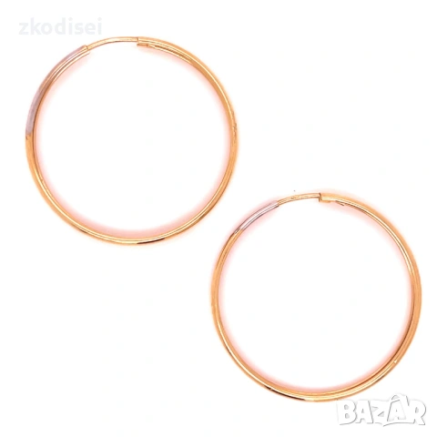 Златни обеци 3,70гр. 14кр. проба:585 модел:37390-5, снимка 2 - Обеци - 54074208