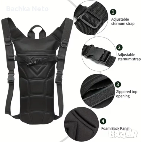 Тактическа хидратираща раница, снимка 3 - Раници - 54263966