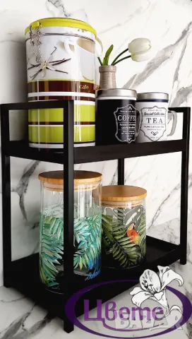 Етажерка на две нива, снимка 3 - Етажерки - 49315847