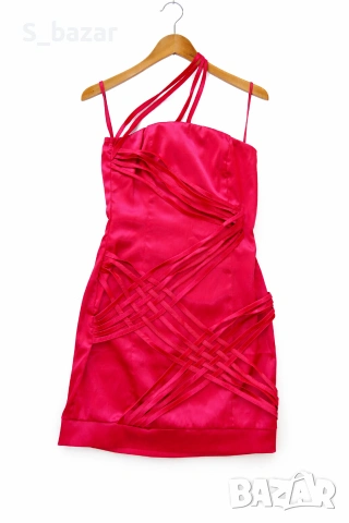 нова цикламена рокля,р-р С/М