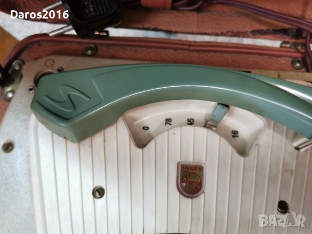 Стар грамофон Philips ng1361 , снимка 4 - Антикварни и старинни предмети - 37550949