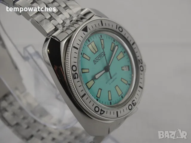ВОСТОК АМФИБИЯ АВТОМАТИЧЕН-"ЧЕРЕПАХА"-"TIFFANY" ref: 70088В, снимка 7 - Мъжки - 48082149