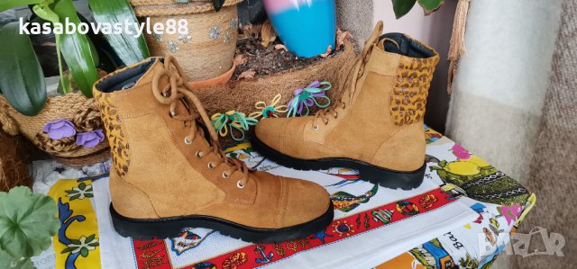 Ботуши Естествен велур 39н., снимка 10 - Дамски ботуши - 42911208