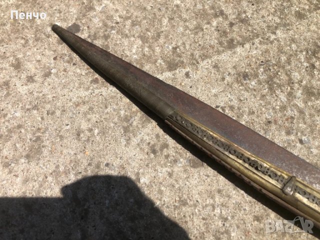 старинна бойна НАВАХА /NAVAJA/ - XVII - XVIII век - ОРИГИНАЛ, снимка 6 - Ножове - 51286048