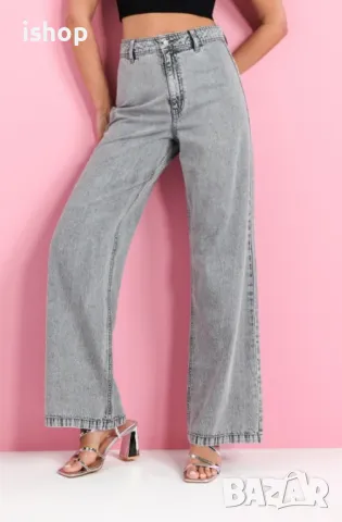 Дамски Дънки С Широки Крачоли