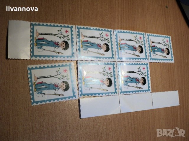 Ретро стикери марки, снимка 3 - Филателия - 29925227