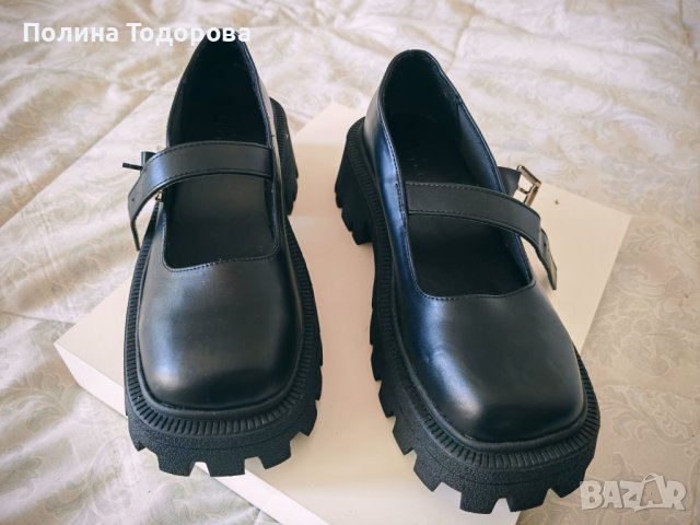 Черни обувки Asos, номер 35, снимка 5 - Дамски ежедневни обувки - 42769621