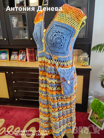 Лятна рокля изработена на една кука , снимка 7 - Рокли - 54325245