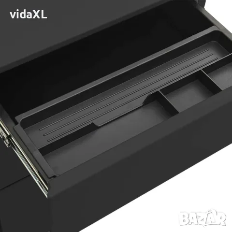vidaXL Мобилен офис шкаф, антрацит, 39x45x60 см, стомана, снимка 5 - Шкафове - 56147097