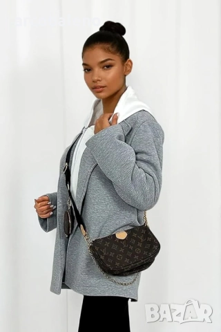 Дамско дълго сако от четкано памучно платно Velma, 5цвята , снимка 11 - Сака - 52065579