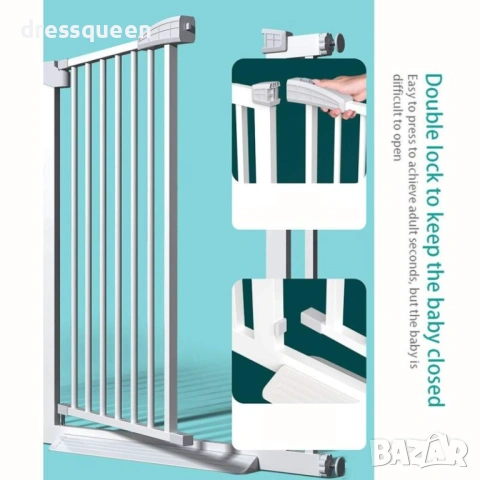 4505 Универсална преграда за врати и стълби с механизъм за самозатваряне, снимка 3 - Други стоки за дома - 53877413