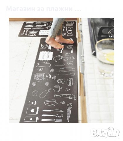 ПЪТЕКА ЗА КУХНЯ ОТ МЕМОРИ ПЯНА ОТ 2 ЧАСТИ - код 2758, снимка 7 - Пътеки - 34160340