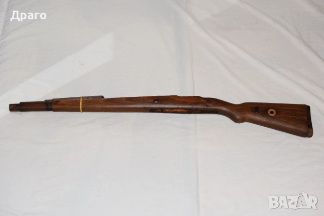 Приклад и полуложа за карабина Маузер 98к военно производство Mauser 98k, снимка 2 - Антикварни и старинни предмети - 52929657