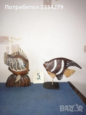 Стари ръчно изработени склуптури, статуетки от дърво, различни държави и години. , снимка 17 - Декорация за дома - 53931414